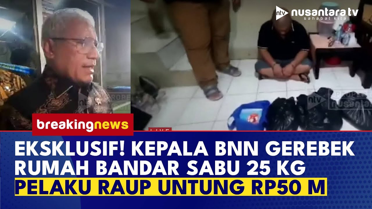 [FULL] EKSKLUSIF! Detik-detik Menegangkan Kepala BNN Tangkap Bandar Narkoba Seberat 20 KG Sabu | NTV