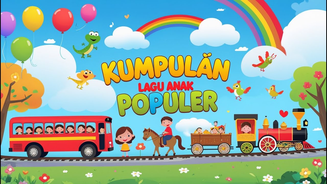 🎶 Kumpulan Lagu Anak Indonesia | Roda Roda Bis, Balonku, Cicak & Lainnya