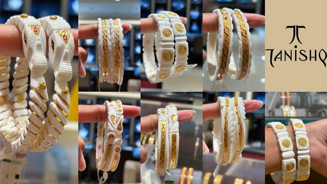 Tanishq Latest Light Weight Gold Shankha Bangles Collection 💕 || Start Just 4 Gram 😱