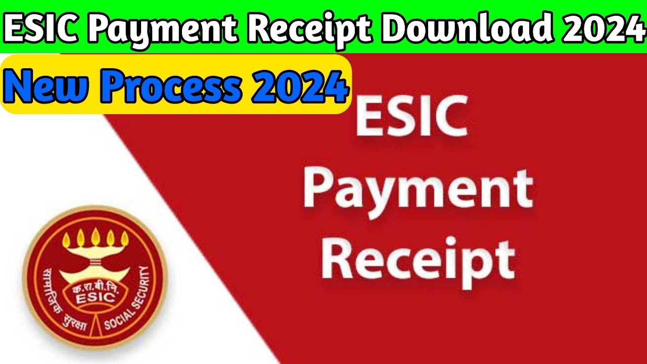 How to Download ESIC payment Receipt 2024 | ESIC Payment Confirmation Slip | New Process 2024