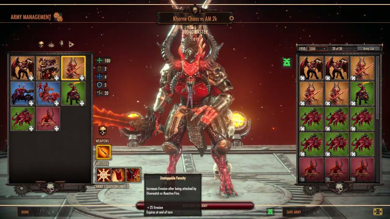Warhammer 40k Battlesector Army Build Daemons of Khorne vs Astra Militarum