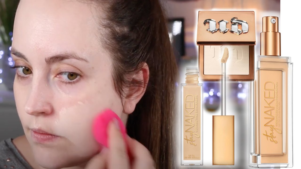 Urban Decay Stay Naked Longwear - test serii - podkład, korektor, puder.