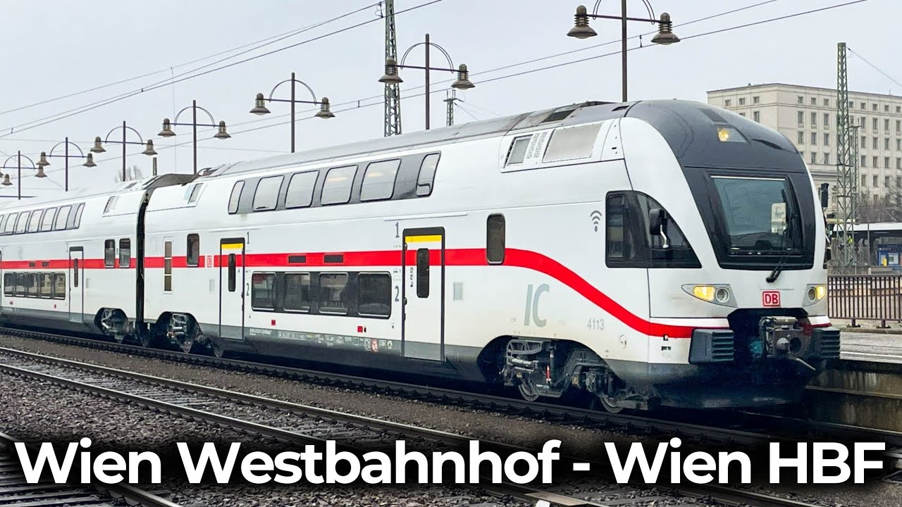 Abschied vom Stadler KISS IC2 der Deutschen Bahn | Führerstandsmitfahrt: Wien Westbahnhof - Wien HBF