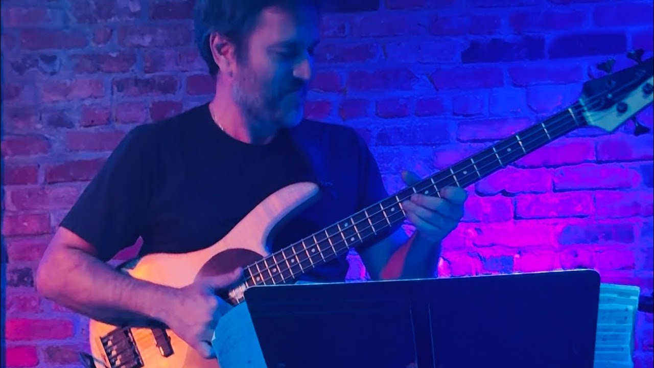 MIKE STERN Band, Edmond Gilmore, bass solo. #thebitterend 10/13/24