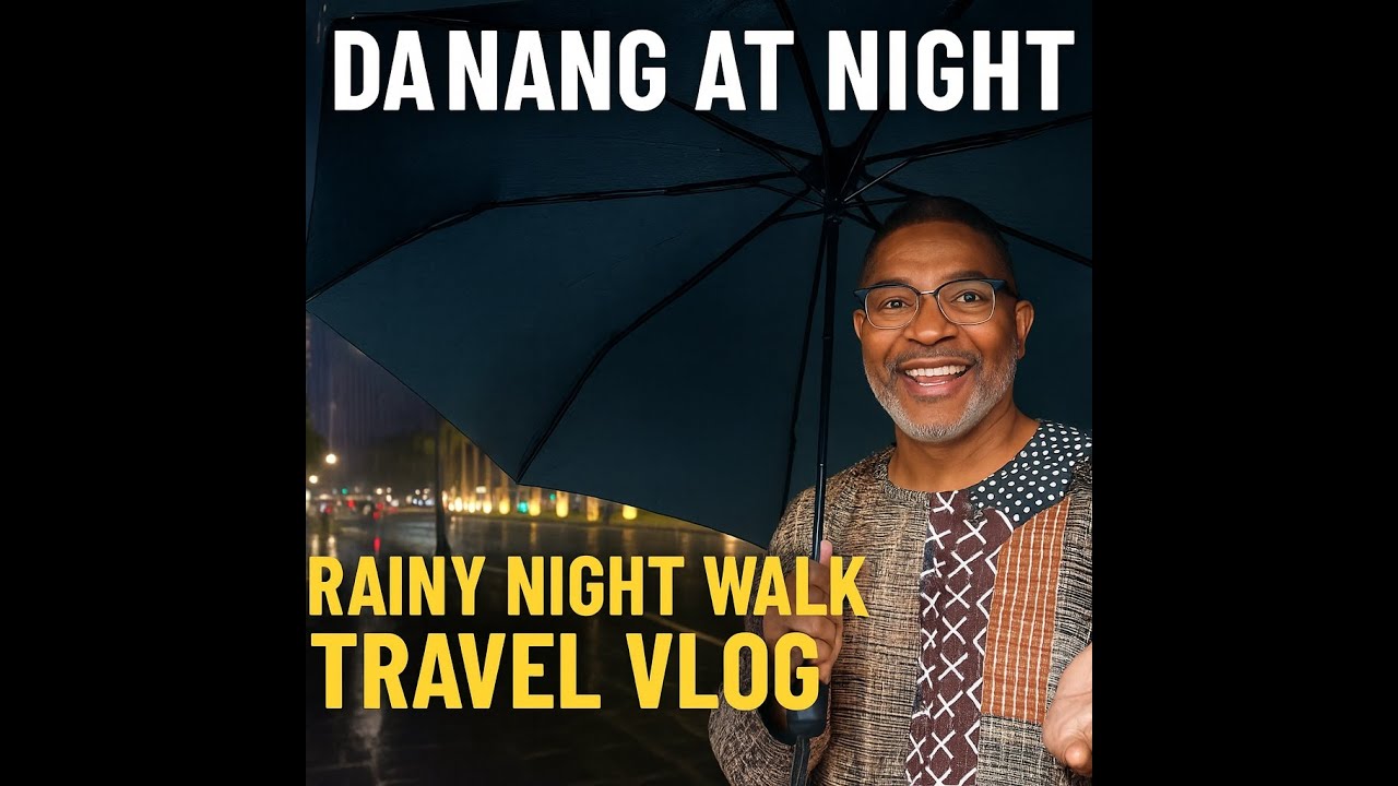 Da Nang Night Vibes | Novotel Balcony Views, Rainy Streets & Local Culture