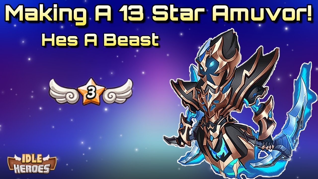 Idle Heroes (S) - 13 Star Amuvor and Aspen Dungeon Run