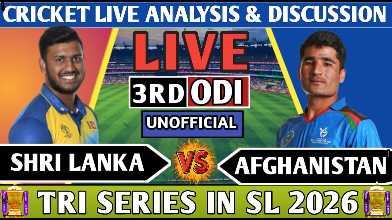 Afghanistan A vs Shri Lanka A 3rd odi ! Live 3rd  odi Analysis Score & Discussion! SL A VS AFG A