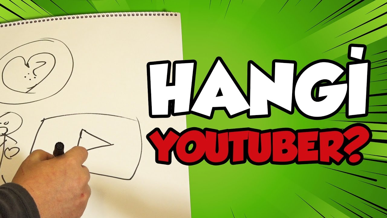 Hangi Türk Youtuber'ı Çizdim? - Pictionary Oynadık