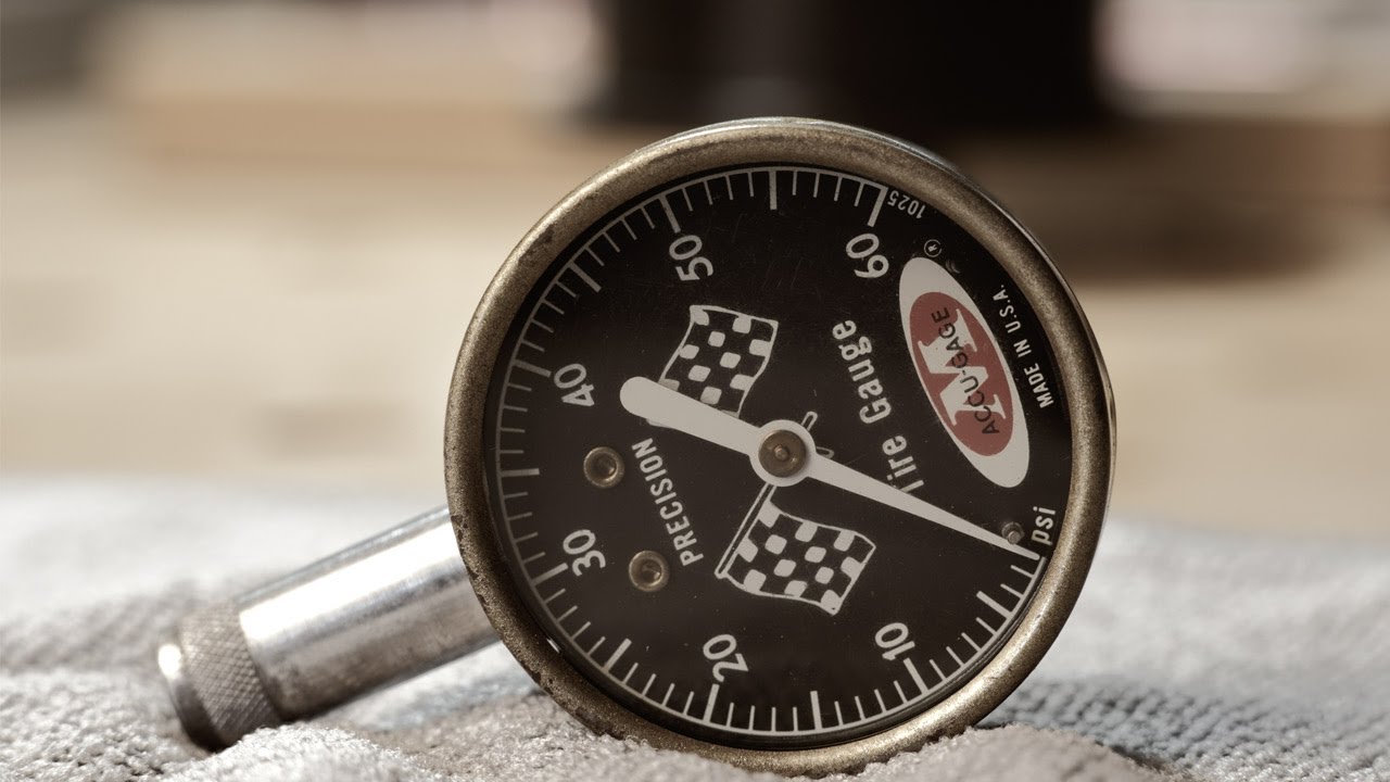 Vintage Tire Pressure Gauge Calibration