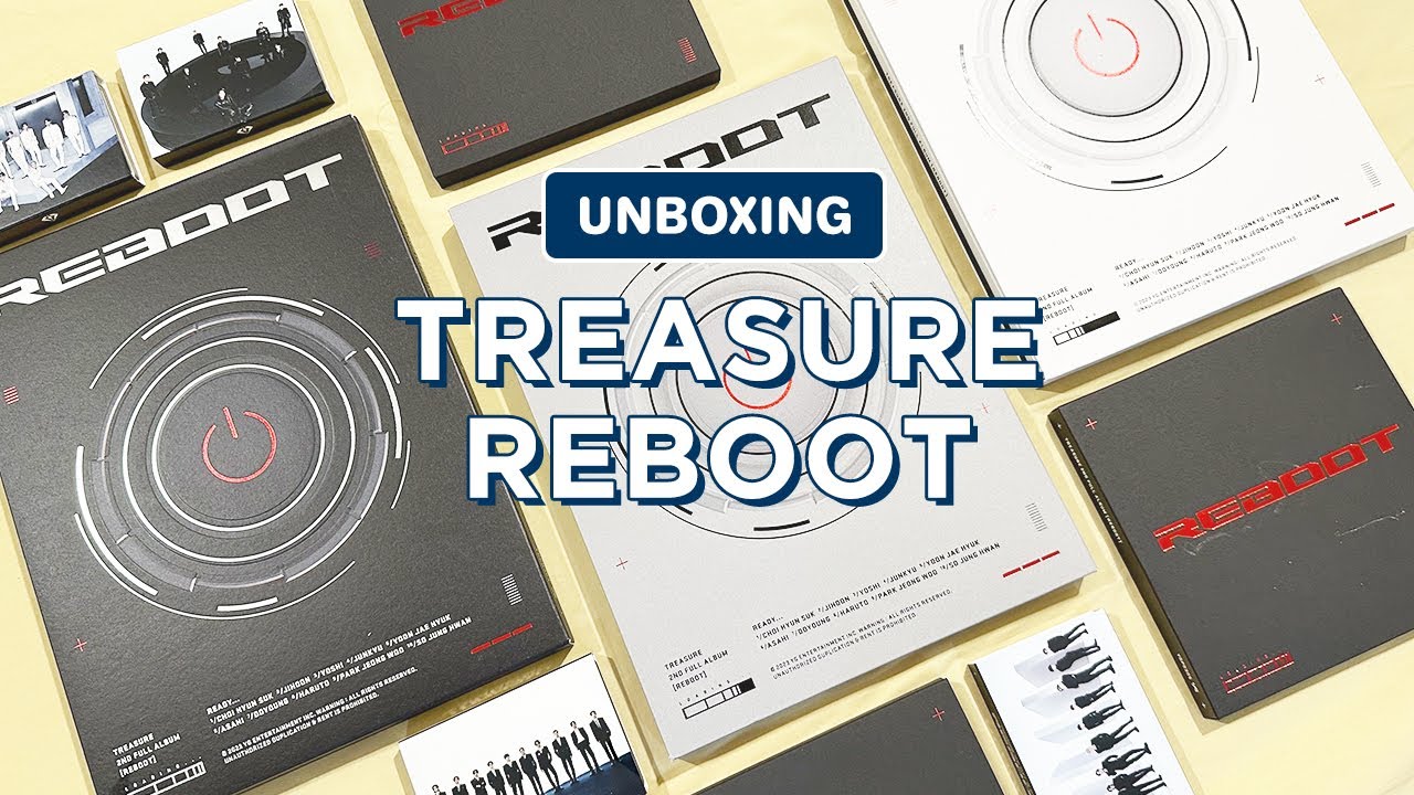 Unboxing Treasure's 2nd Full Album Reboot