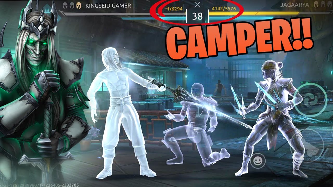 Midnight Campers Are Headache 🥲| Intense Match With Camper 🔥| Shadow Fight 4 Arena Gameplay