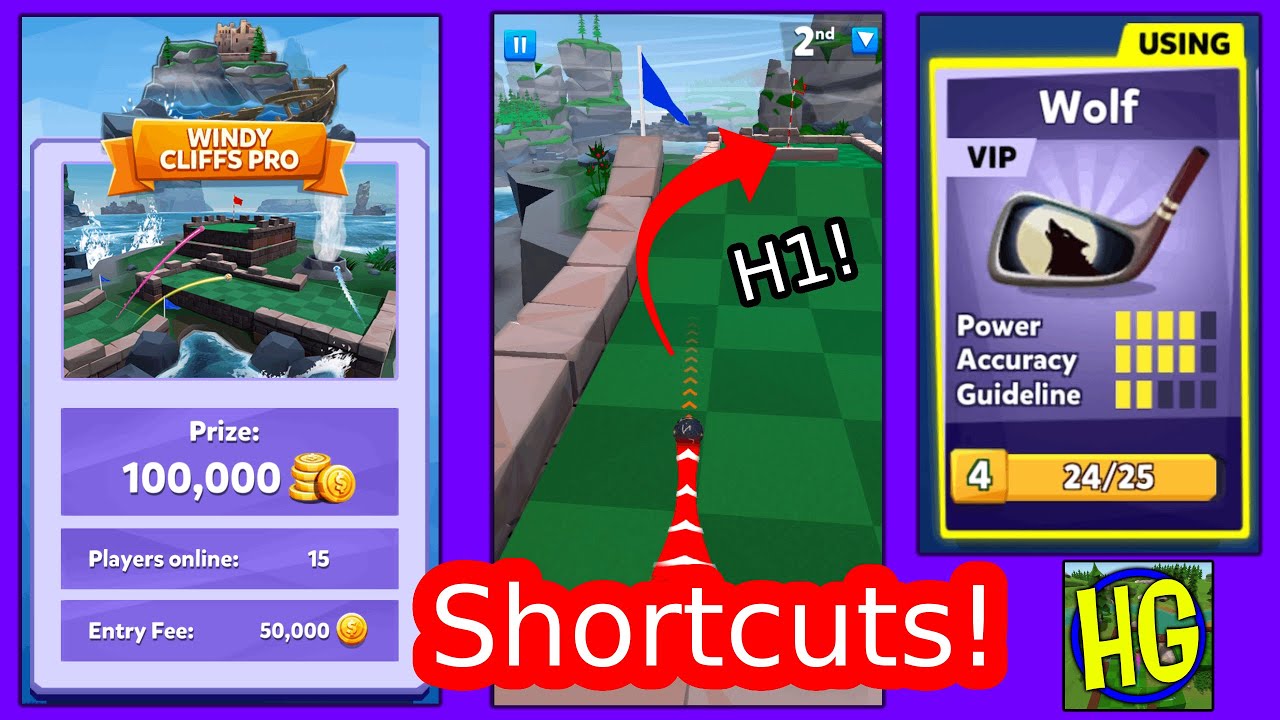 Windy Cliffs | 4 Power | All Shortcuts!