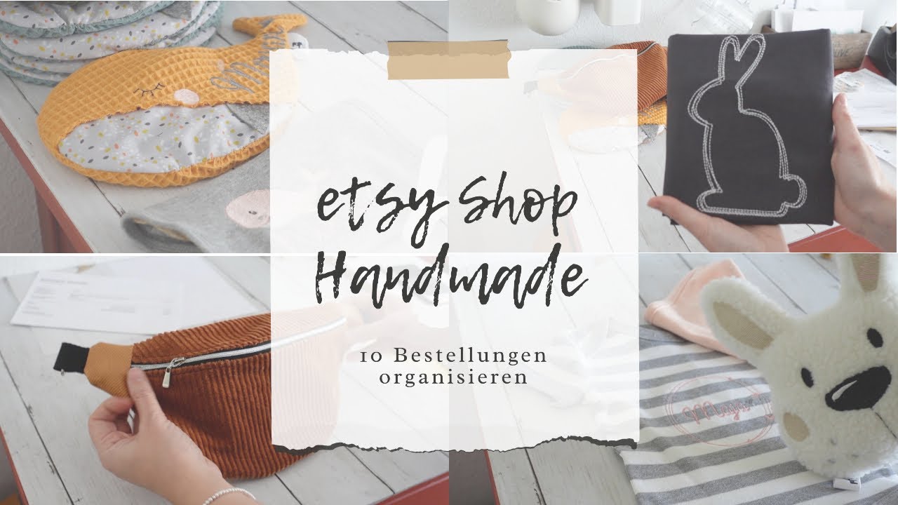 Handmade Business: so arbeite ich an 10 Bestellungen aus meinem Etsy Shop & neue Produkte