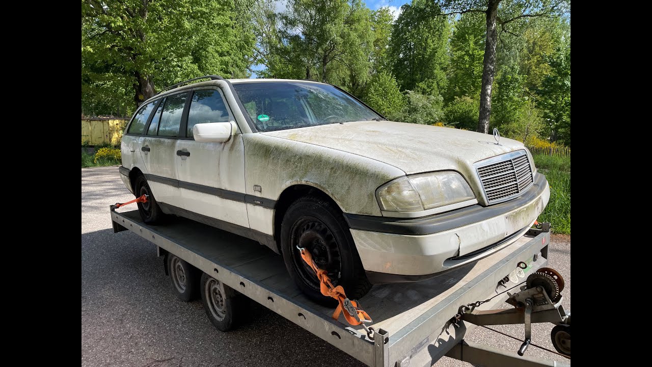UNGLAUBLICH 😁 Mercedes w202 für 300 Euro . 1. Start nach vielen Jahren und der läuft 👍