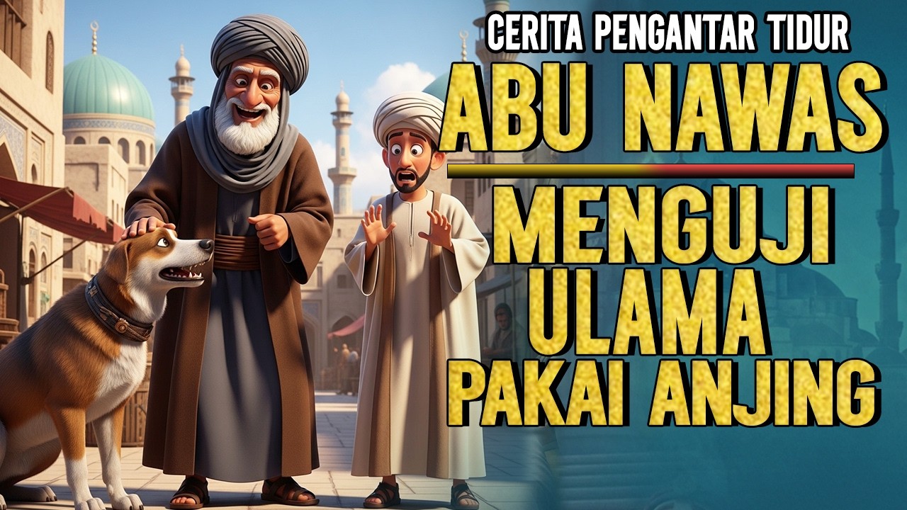 ABU NAWAS MENGUJI ILMU ULAMA MENJADIKAN ANJING HALAL|| DONGENG SEBELUM TIDUR