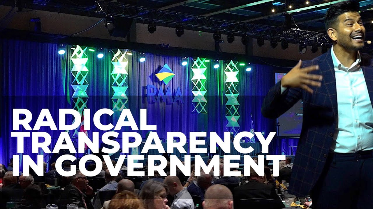 Radical Transparency | How Governments Can Innovate | Public Sector Keynote Speaker Shawn Kanungo