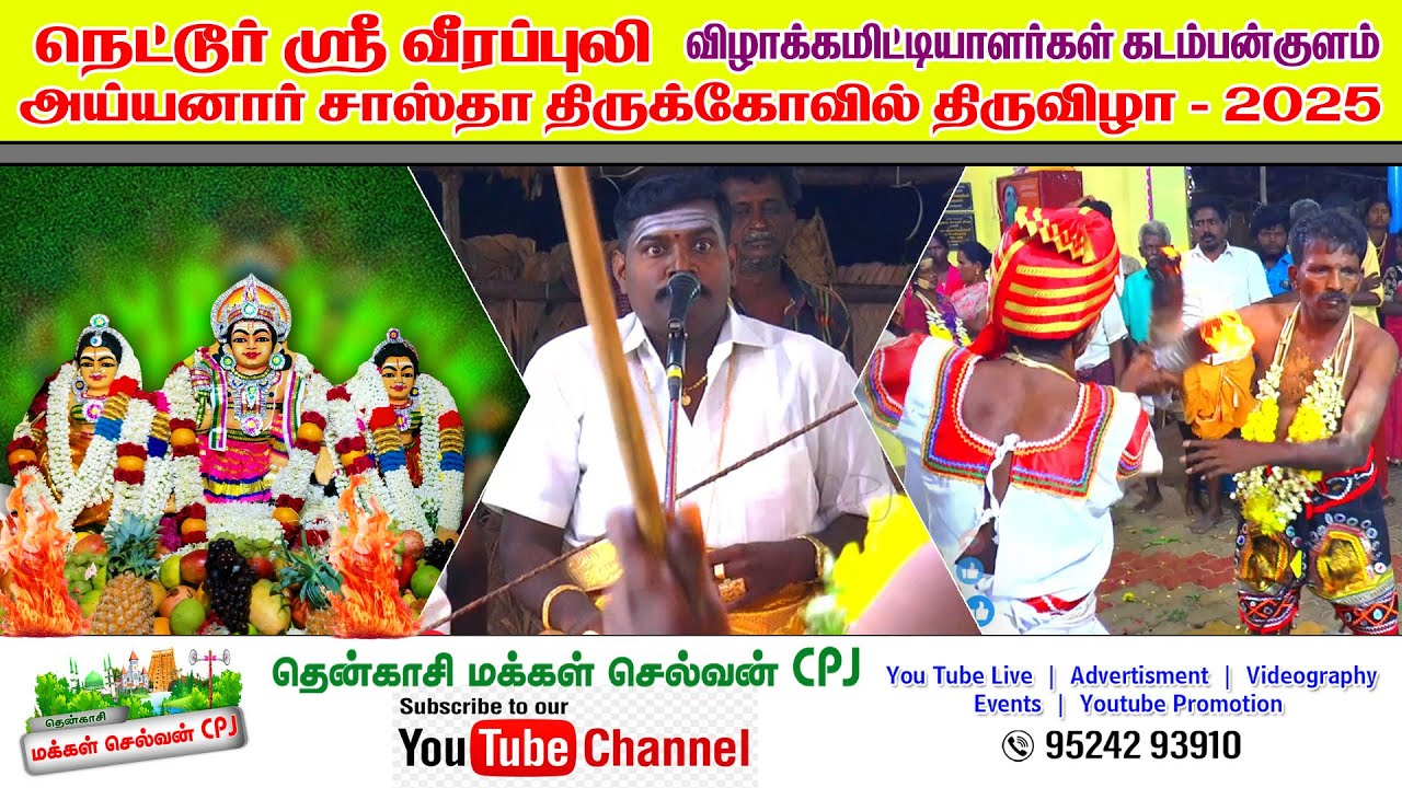 ஆலங்குளம் நெட்டூர் வீரப்புலி அய்யனார் மாபெரும் கொடை விழா பாகம் -5