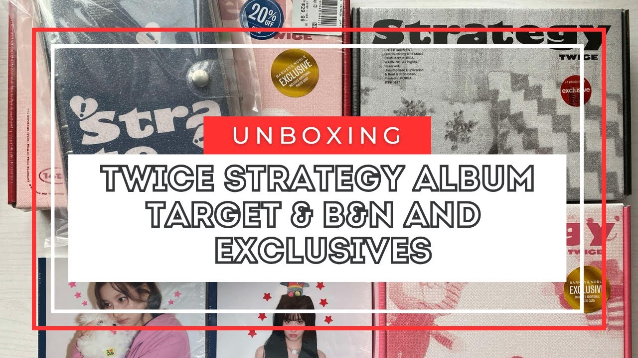 UNBOXING: TWICE STRATEGY (TARGET AND B&N EXCLUSIVES)