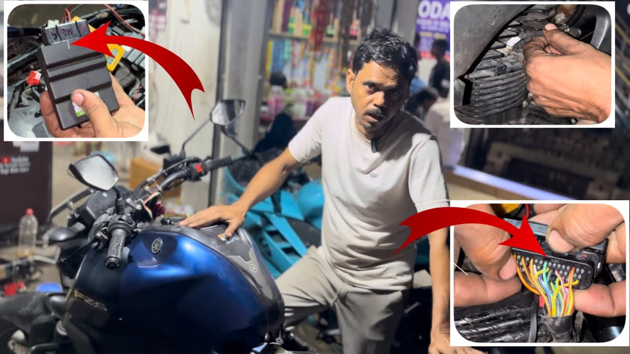 Yamaha Fzs bs6 bike start nahi leraha hai bike per current nahi arahe kay kharab huya he dekhiye