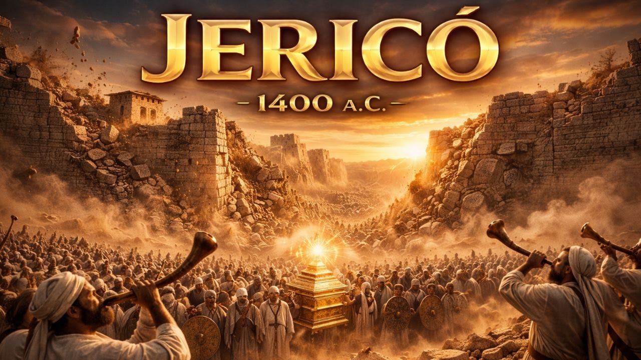 Así ocurrió la caída de Jericó cuando los muros se derrumbaron (Reconstrucción IA)