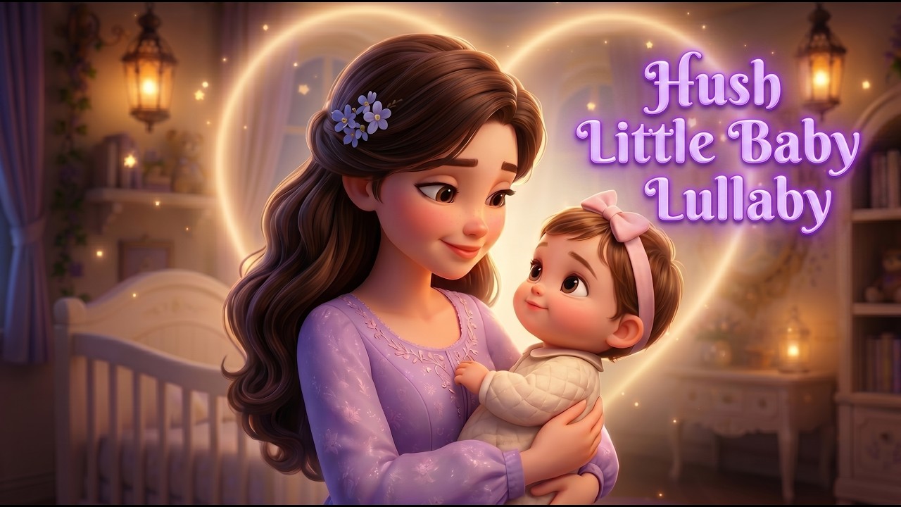 Hush Little Baby | Magical Glowing Nursery Lullaby for Toddlers 🌟