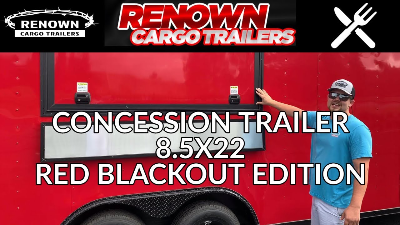 Concession Trailer | Food Trailer | Mobile Cafe | Renown Cargo Trailers