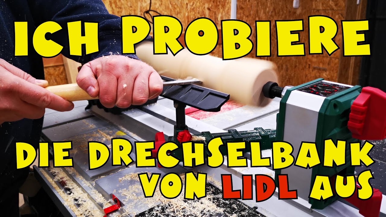 Im Einsatztest: Lidl - PARKSIDE® Drechselmaschine PDM 600 A1