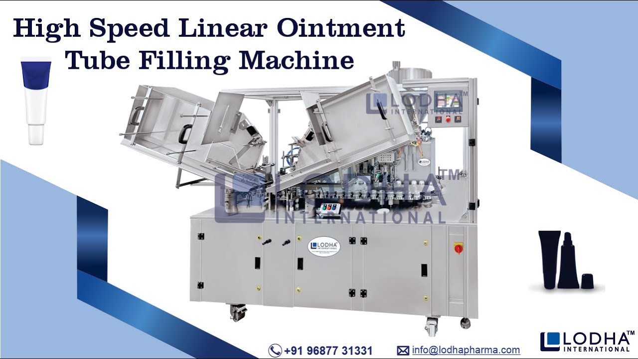 The Most Satisfying Linear Ointment Tube Filling Machine!