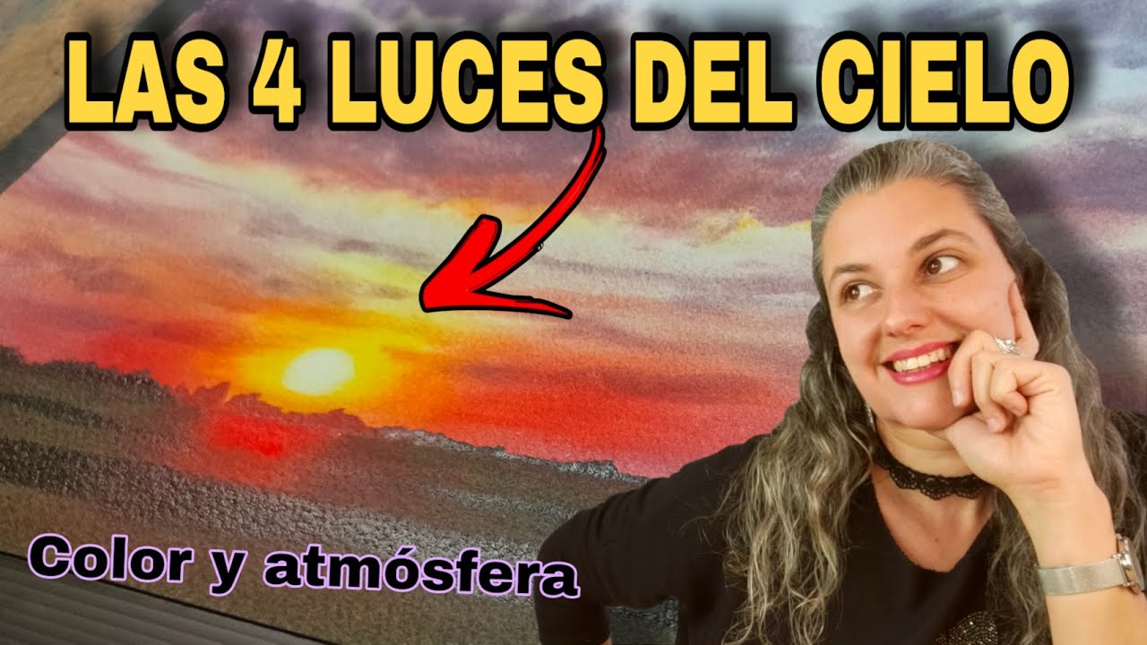 C&oacute;mo pintar CIELOS EN ACUARELA dominando LA LUZ