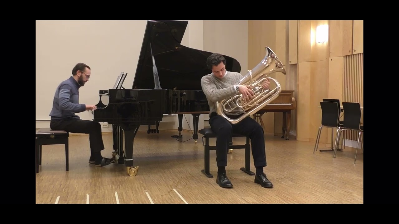 Vaughan Williams tuba concerto 1st movement. August Schieldrop, Sigstein Folgerø