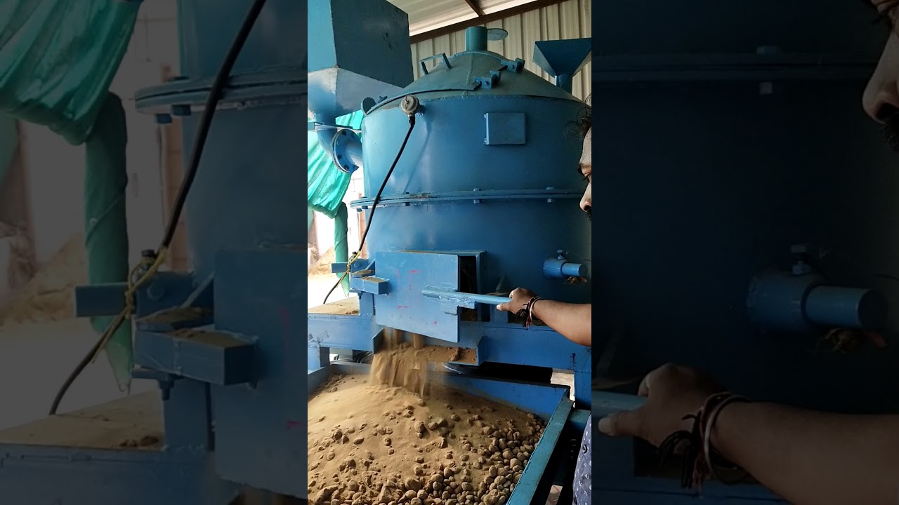 resin cotted sand machine.