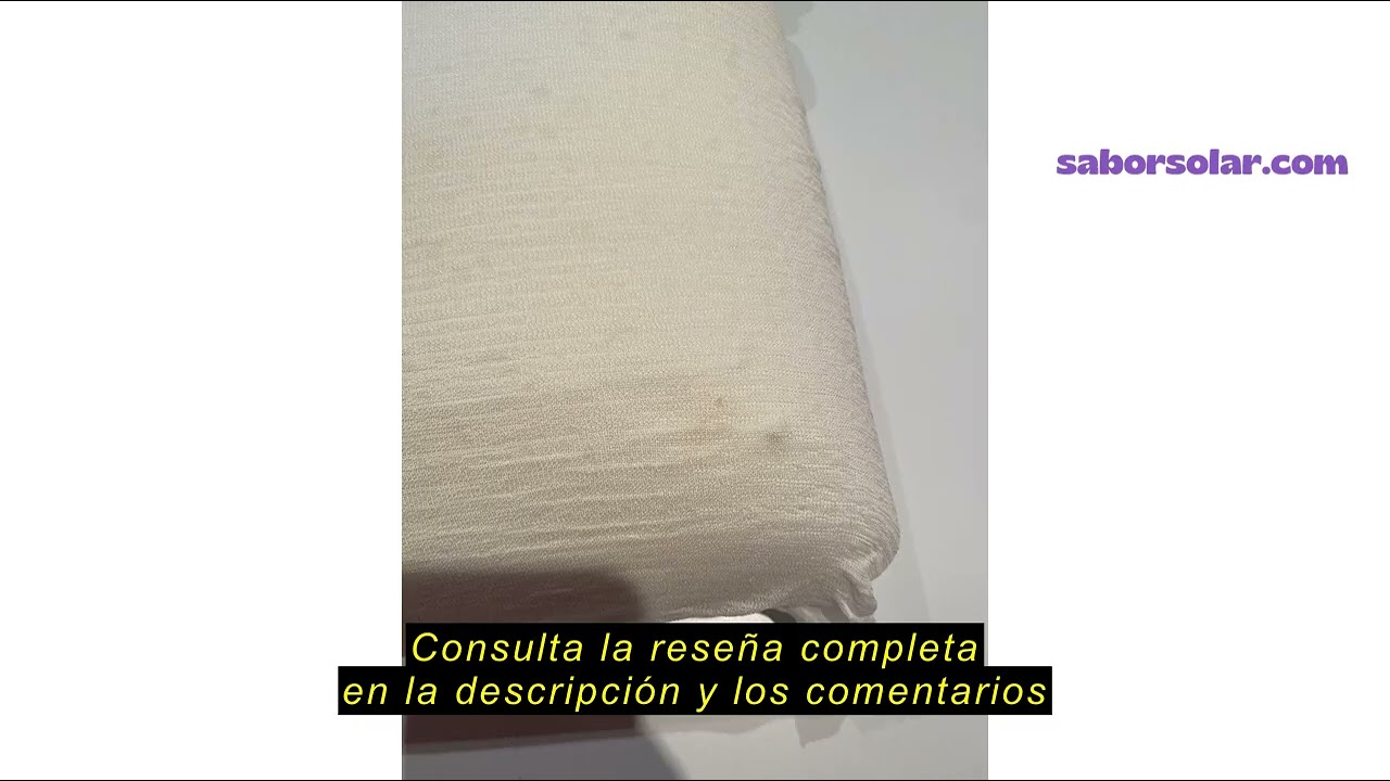 Reseña del SEASONS - Almohada Viscoelástica 135 cm, Antiácaros y Antibacterias, Tejido con Hilo de P
