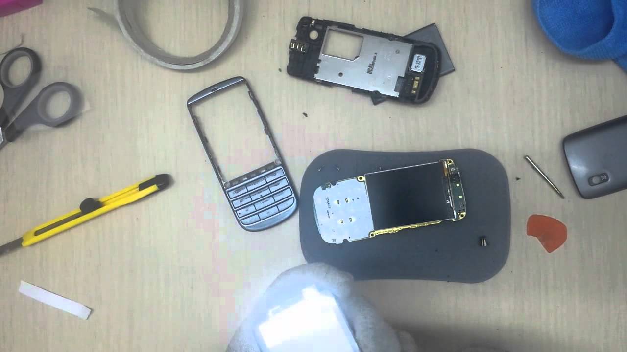 Nokia asha 300  Disassembly & Assembly - Digitizer Screen Case Replacement Repair