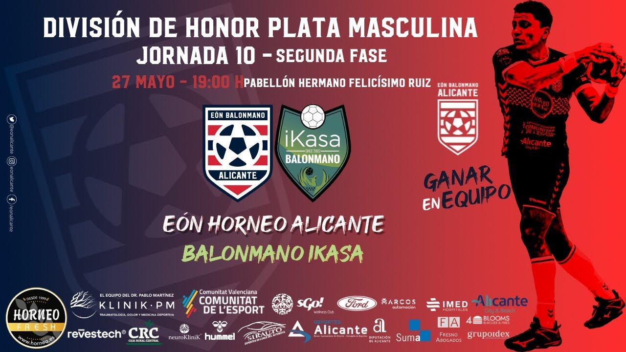 E&Oacute;N HORNEO ALICANTE Vs BM. IKASA J10 #dhplatamasc