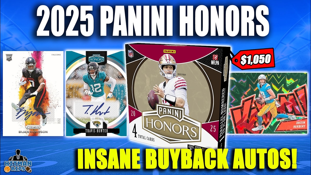 $1,000+ per Box - 2025 Panini Honors Football Hobby Box