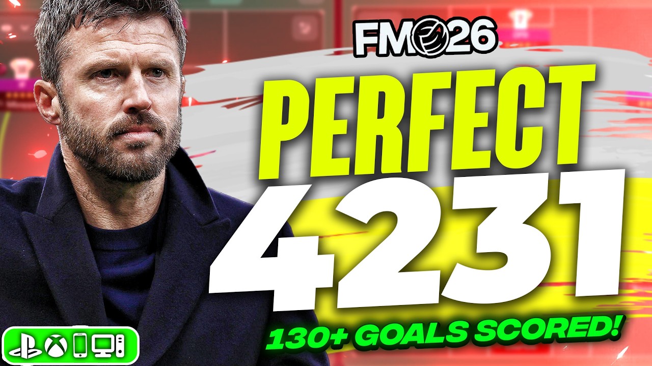 The PERFECT 4231 FM26 Tactic! (130+ Goals) | Best FM26 Tactics