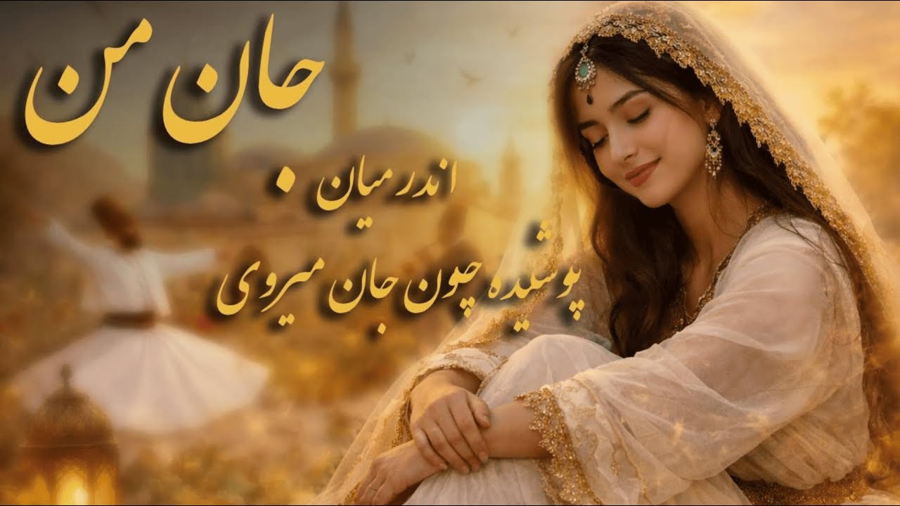 Poshida Chon Jān Miravi | پوشیده چون جان می‌روی اندر میان جانِ من | مولانا