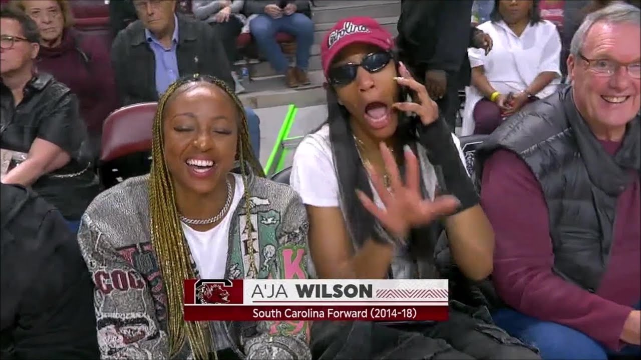 A'ja Wilson, Zia Cooke, Aliyah Boston, Tiffany Mitchell Attend #6 South Carolina vs #14 Maryland