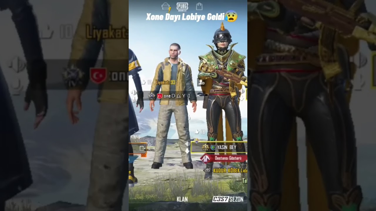 Xone Dayı lobime gelip k&uuml;f&uuml;r Etti.😰💯😭#pubgm #pubg #shorts #youtubeshorts #youtuber #youtube