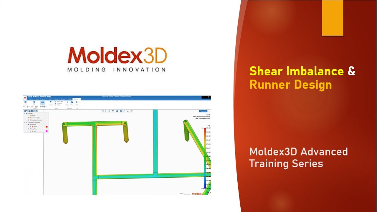 Shear Imbalance & Runner Design in Moldex3D | Moldex3D Advanced Tips & Tricks | Moldex3D Studio
