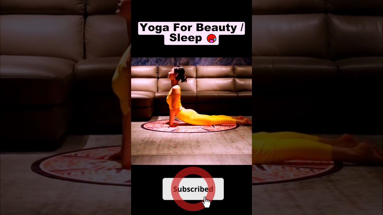 🌙😴 “Bedtime Yoga🧘‍♀️Sleep Deeper & Wake Up Glowing!”😯