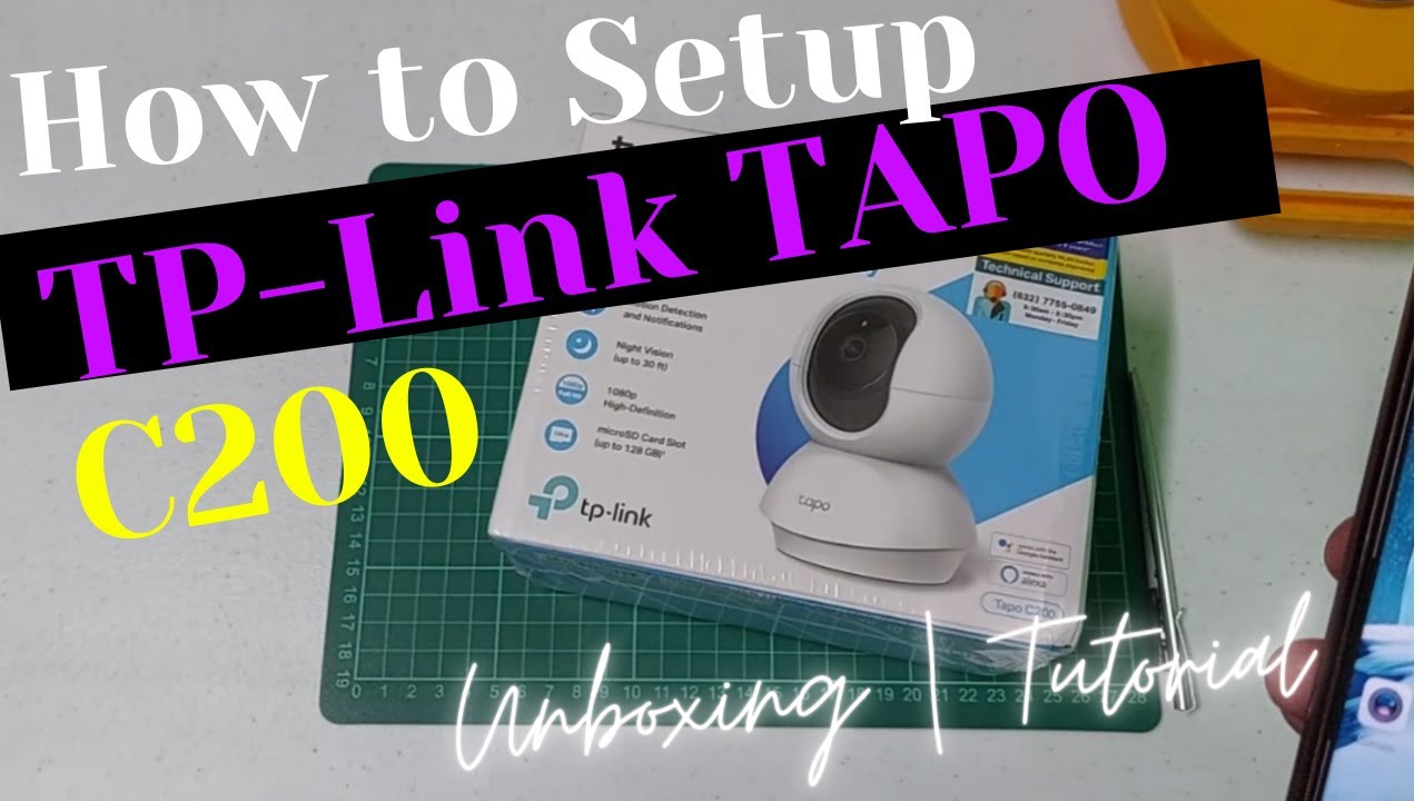 TAPO C200 TP LINK PAANO MAG-SETUP  Unboxing | Tutorial ( Filipino/Tagalog )