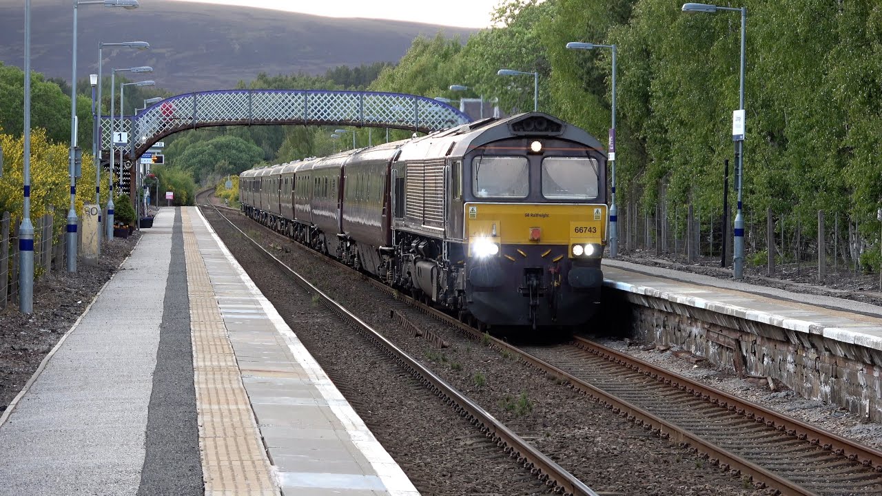 Class 43 Inter7Citys and The Royal Scotsman, Class 37. On the Highland Main Line: 03 & 04 June 2025
