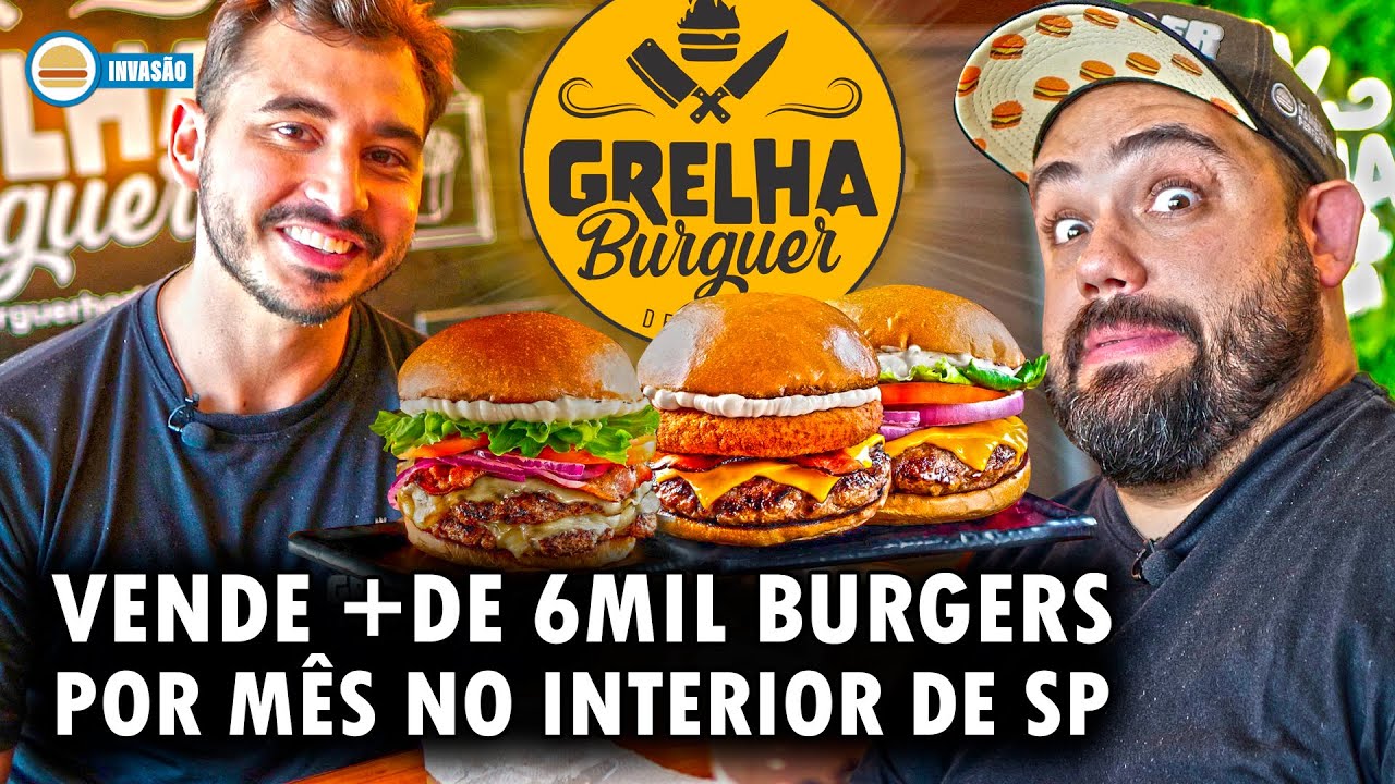 VENDIA ESPETINHO E HOJE DETONA NOS BURGERS – INVASÃO GRELHA BURGUER | Hambúrguer Perfeito