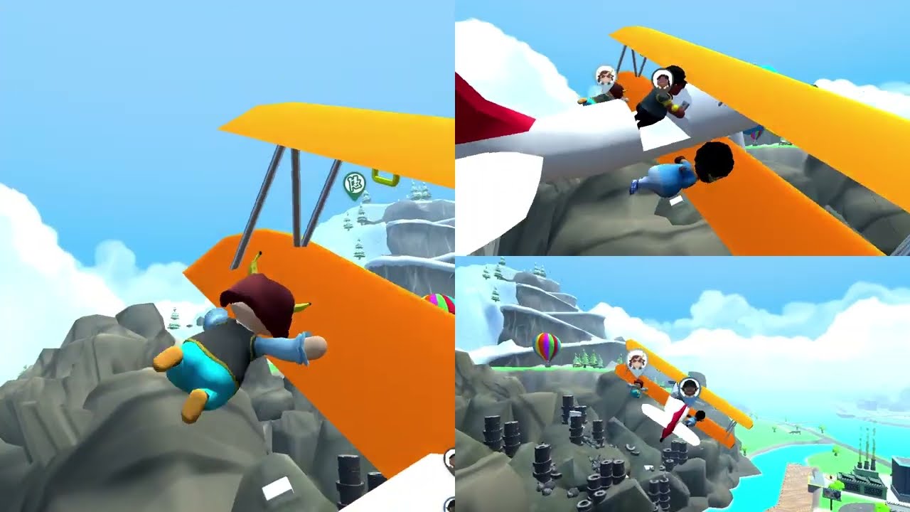 RELIABLE FLIGHT SIMULATOR! | Totally Reliable Delivery Service | Three Players Split Screen Gameplay