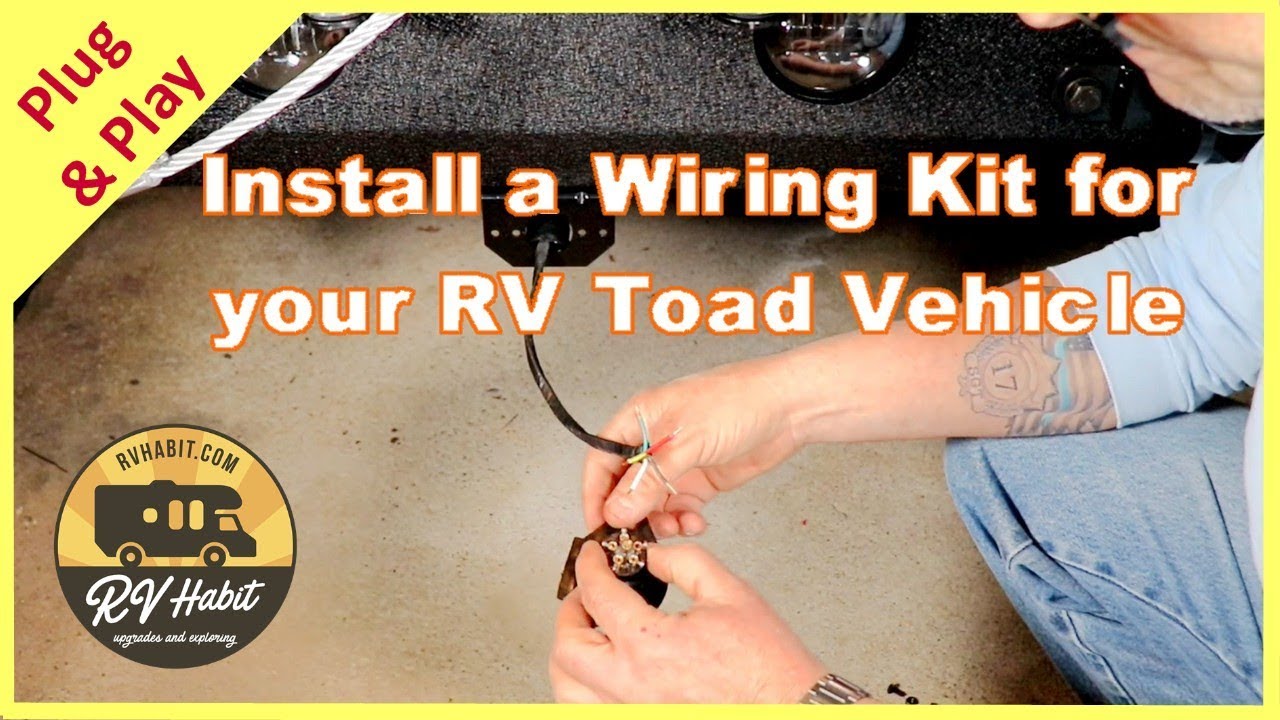 Jeep Towed Vehicle Wiring & Charge Line Install With Hopkins RV Toad 56200 and Roadmaster Charge Kit