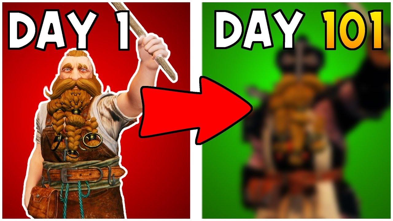 i SPENT 100 DAYS in RETURN TO MORIA! #100days #returntomoria