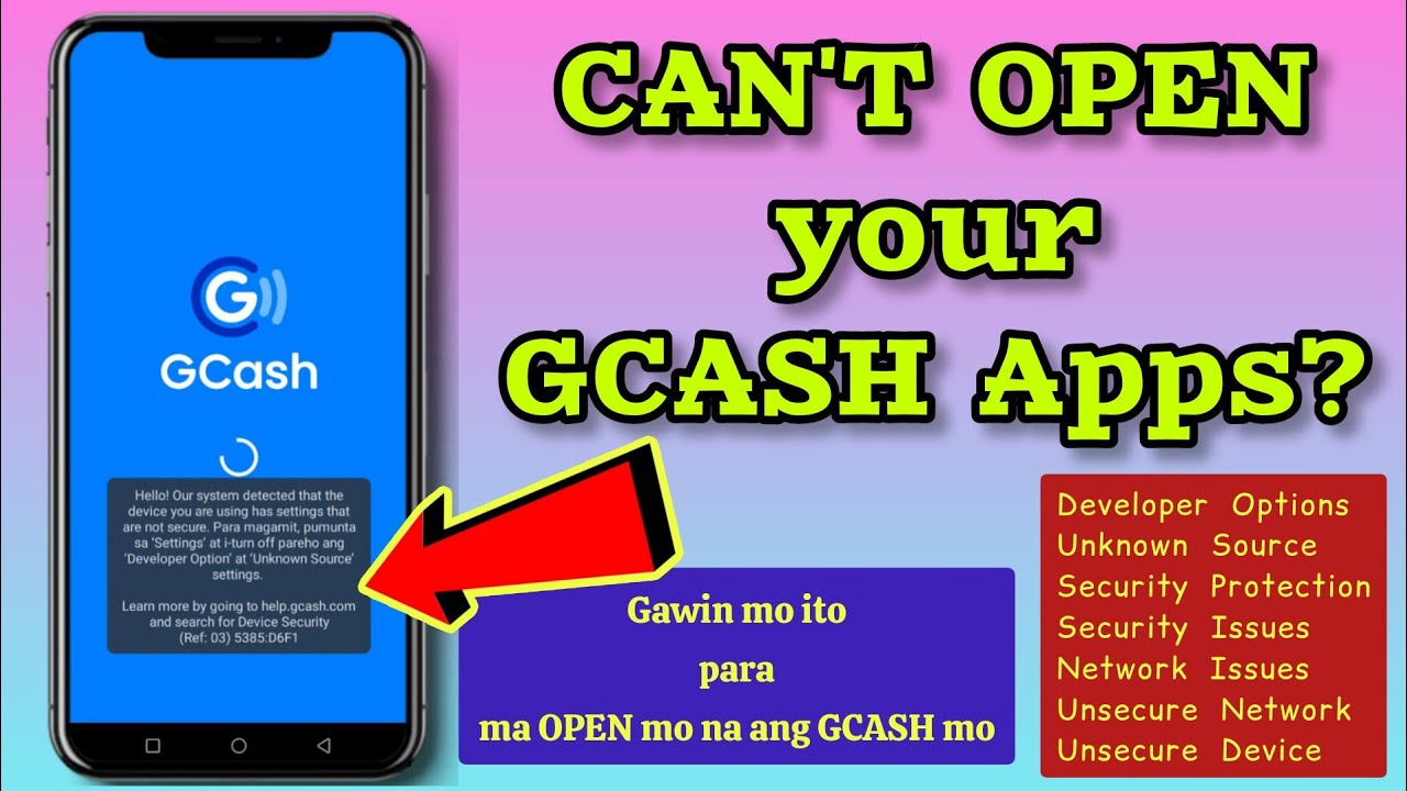 Paano ayusin ang GCASH na hindi ma bukasan?