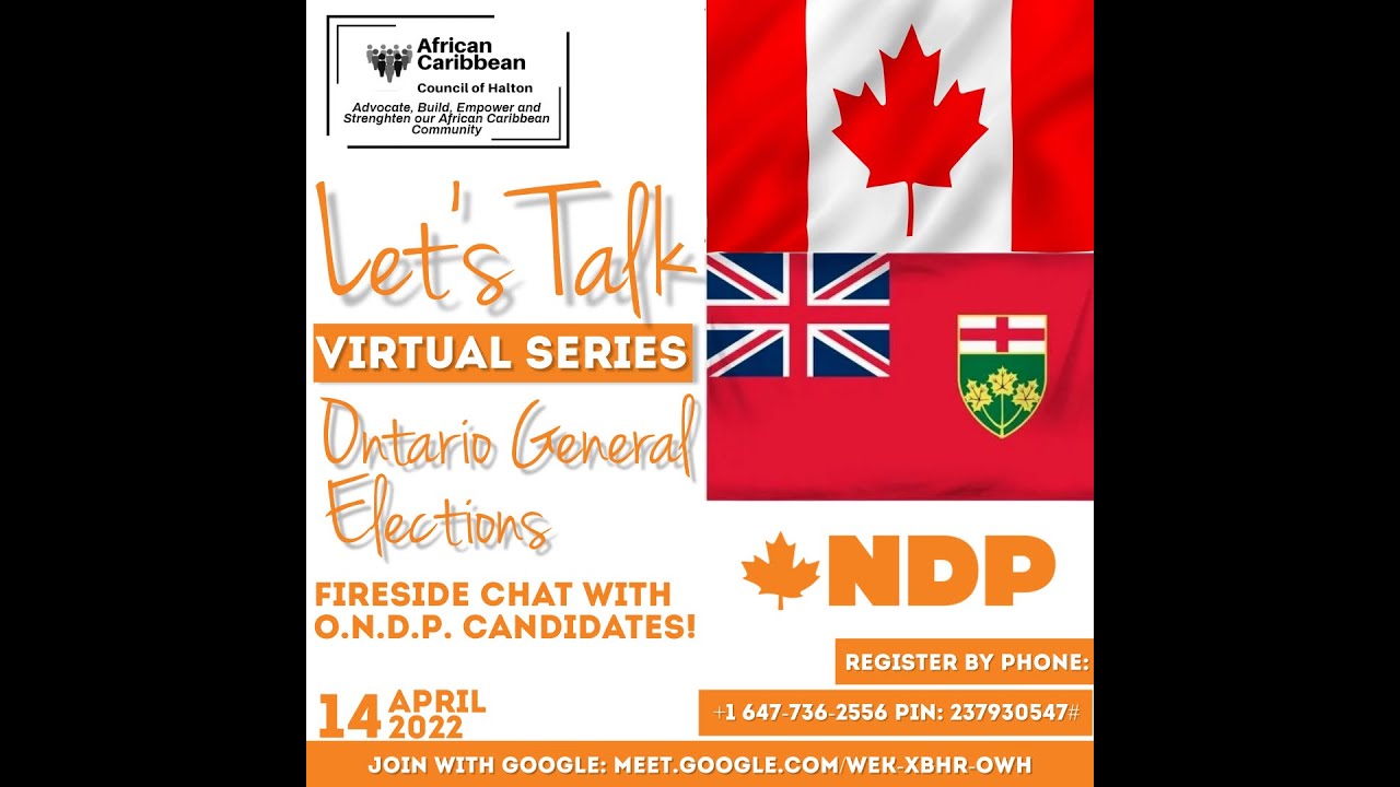 Let's Talk Virtual Series  Ontario General Elections