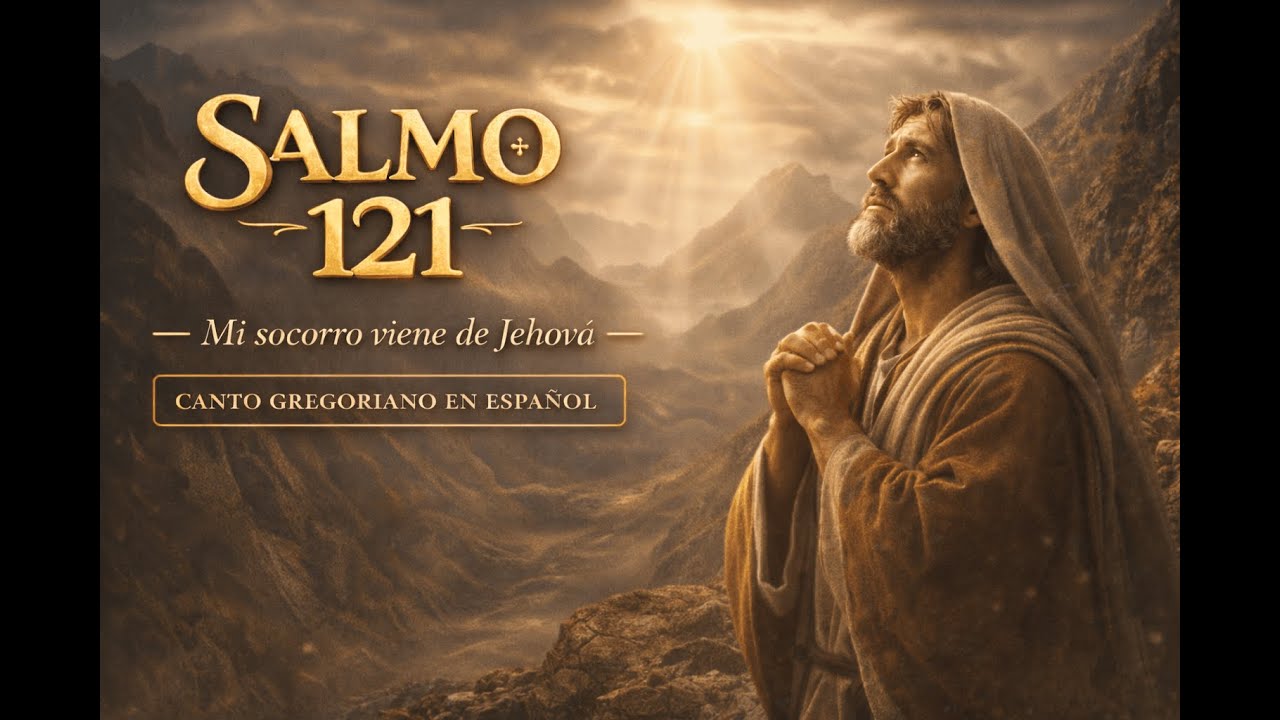 Salmo 121 – Mi socorro viene de Jehová | Canto Gregoriano en Español